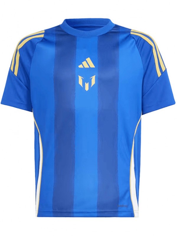 Pitch 2 street Messi fans version maillot d'entraînement uniforme de football maillot de football bleu sportswear pour hommes 2024-2025